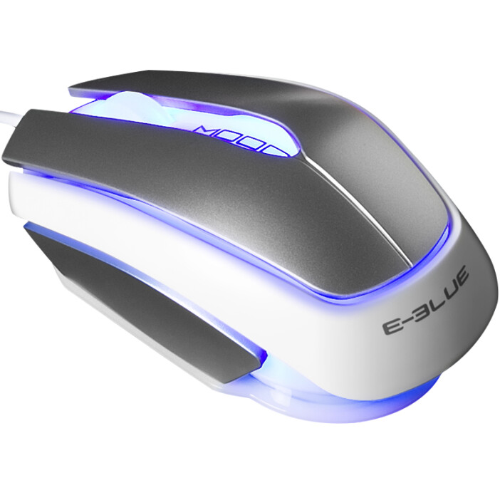 宜博E-3LUE M633 三色炫光有线鼠标 一款兼具颜值与实用性的电脑外设